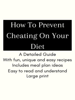 cover image of How to Prevent Cheating On Your Diet